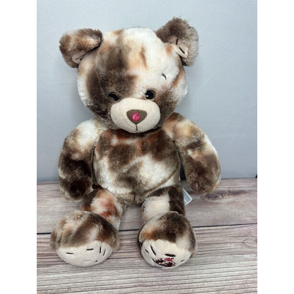 Build A Bear Baskin Robbins‎ Ice Cream Hot Fudge Sundae Plush 16" Cherry Nose